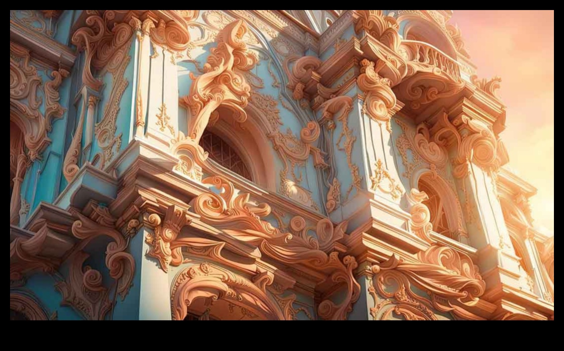 العظمة المذهبة: الخطوط الأنيقة للتعبير الفني الروكوكو