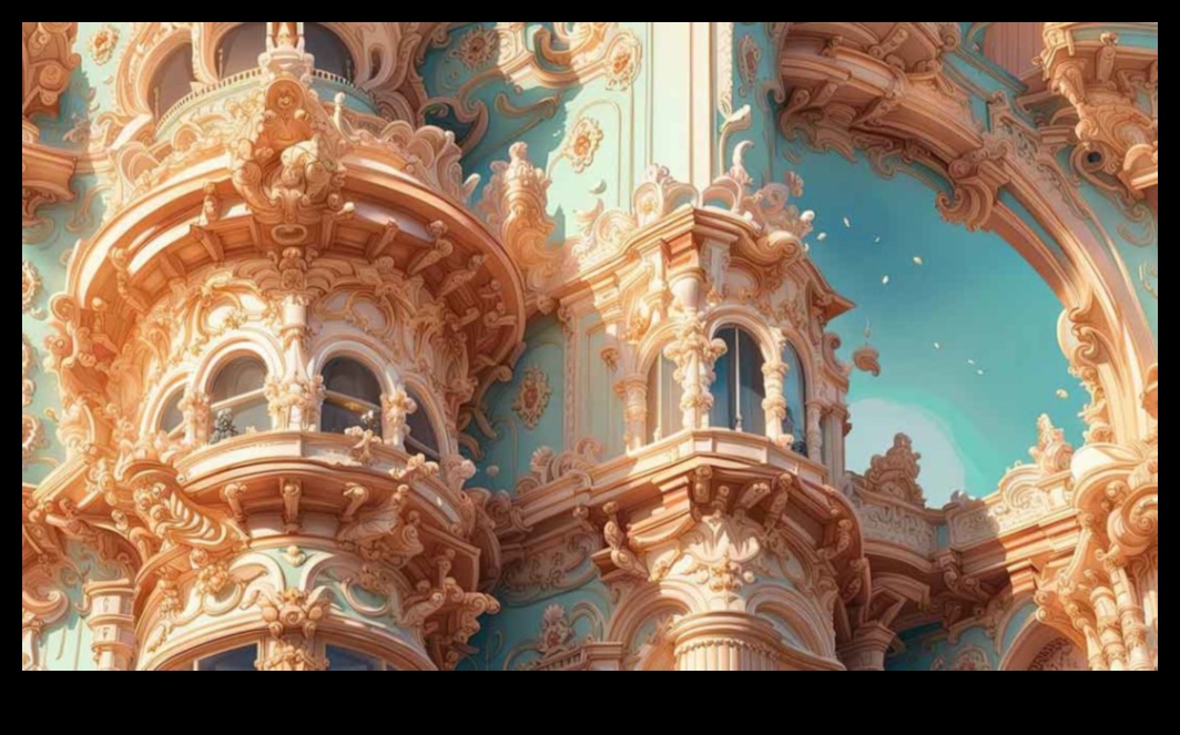 العظمة المذهبة: الخطوط الأنيقة للتعبير الفني الروكوكو