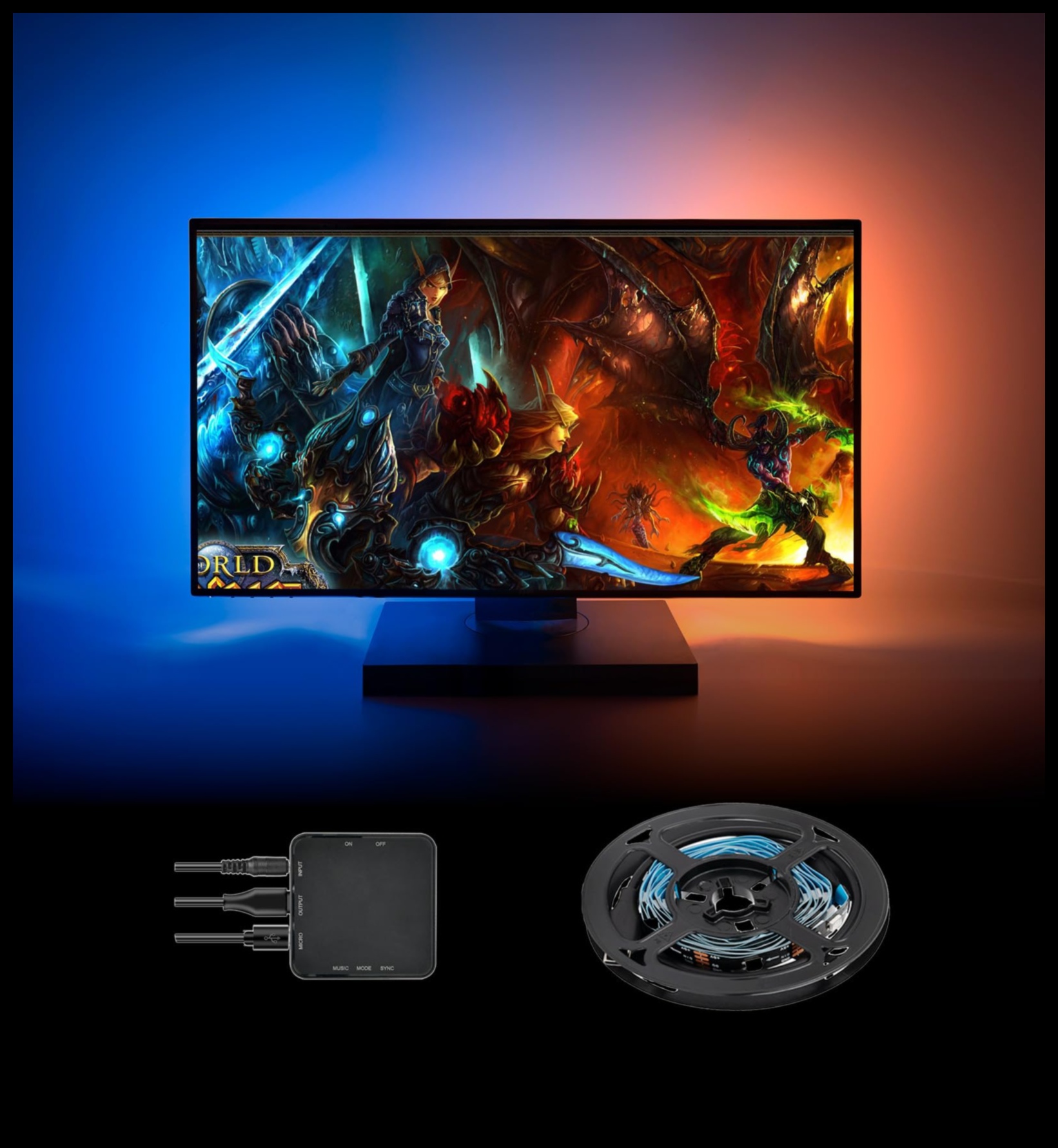 شاشات سيمفونية مرئية مع إضاءة RGB متزامنة لتجربة غامرة حقًا 2 السيمفونية المرئية: شاشات مزودة بإضاءة RGB متزامنة