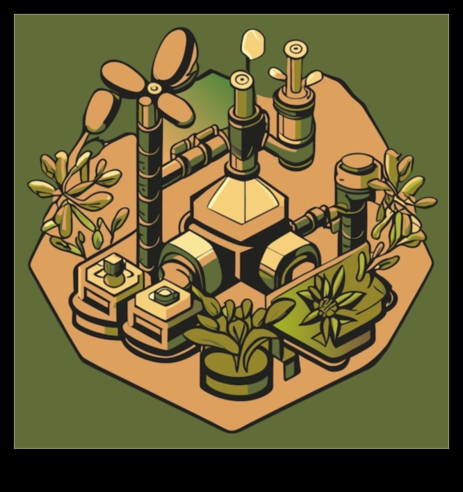 الأزهار المستقبلية: أنماط نباتية مع لمسة من الخيال العلمي