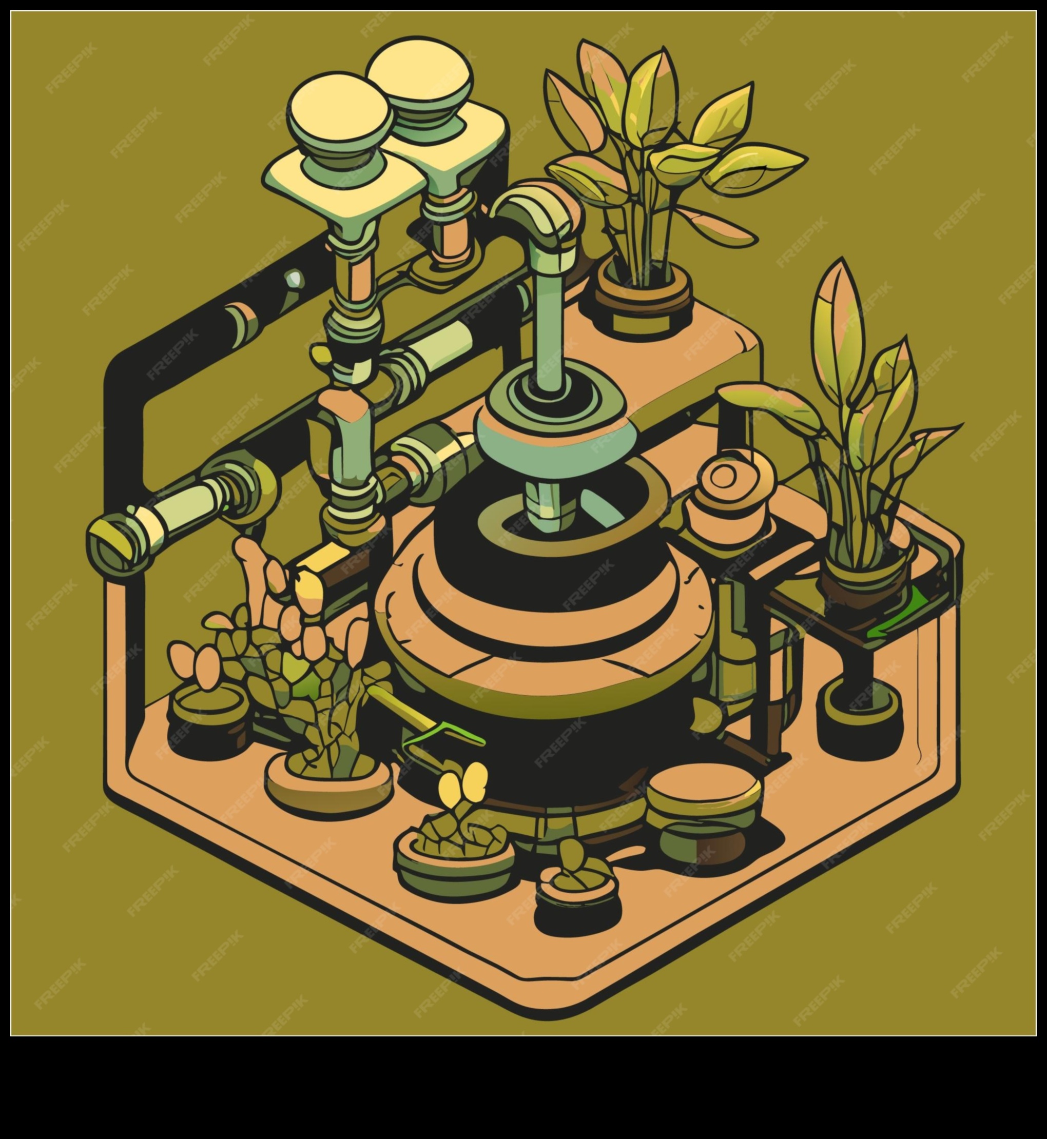 الأزهار المستقبلية: أنماط نباتية مع لمسة من الخيال العلمي