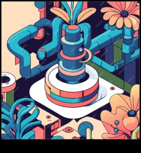 الأزهار المستقبلية: أنماط نباتية مع لمسة من الخيال العلمي