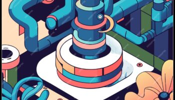 الأزهار المستقبلية: أنماط نباتية مع لمسة من الخيال العلمي