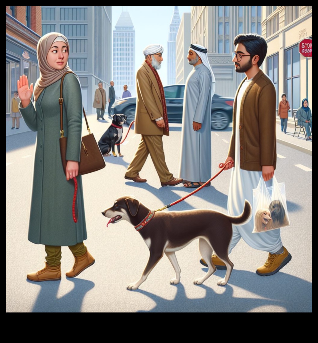 لغة المقاود: فهم آداب المشي مع الكلاب